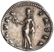 Denarius - Otho SECVRITAS P R; Securitas, Rome, 69 reverse image