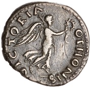 Denarius - Otho VICTORIA OTHONIS; Victory, Rome, 69 reverse image