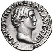 Denarius - Otho PONT MAX; Vesta obverse image