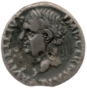 Denarius - Vitellius CLEMENTIA IMP GERMAN; Clementia obverse image