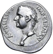 Denarius - Vitellius FIDES EXERCITVVM obverse image