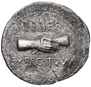 Denarius - Vitellius FIDES EXERCITVVM, Rome, 69 reverse image