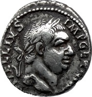 Denarius - Vitellius VICTORIA AVGVSTI; Victory obverse image