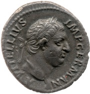 Denarius - Vitellius CONSENSVS EXERCITVVM; Mars obverse image