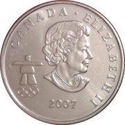 25 Cents - Elizabeth II Biathlon obverse image