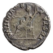 Denarius - Vitellius VESTA P R QVIRITIVM; Vesta, Rome, 69 reverse image