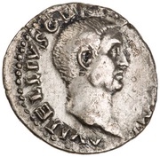 Denarius - Vitellius XV VIR SACR FAC obverse image
