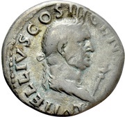 Denarius - Vitellius and Lucius Vitellius Pater L VITELLIVS COS III CENSOR, Rome, 69 reverse image