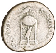 Denarius - Vitellius XV VIR SACR FAC, Rome, 69 reverse image