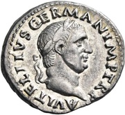Denarius - Vitellius Victory obverse image