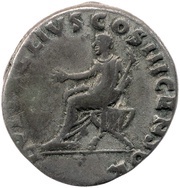 Denarius - Vitellius and Lucius Vitellius Pater L VITELLIVS COS III CENSOR, Rome, 69 reverse image