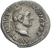 Denarius - Vitellius and Lucius Vitellius Pater L VITELLIVS COS III CENSOR obverse image