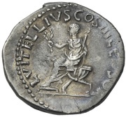 Denarius - Vitellius and Lucius Vitellius Pater L VITELLIVS COS III CENSOR, Rome, 69 reverse image