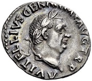 Denarius - Vitellius and Lucius Vitellius Pater L VITELLIVS COS III CENSOR obverse image