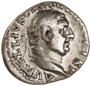 Denarius - Vitellius XV VIR SACR FAC obverse image