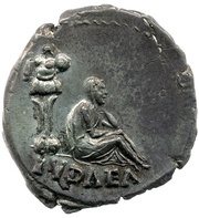 Denarius - Vespasian IVDAEA, Rome, 69-70 reverse image