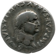 Denarius - Vespasian CONS[ENSVS] EXERCITVVM; Mars obverse image