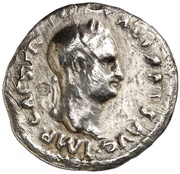 Denarius - Vespasian S P Q R OB C S obverse image