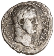 Denarius - Vespasian CONCORDIA AVG; Ceres obverse image