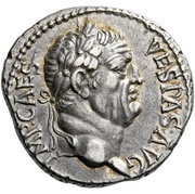 Denarius - Vespasian, Titus, and Domitian LIBERI IMP AVG VESPAS Φ obverse image