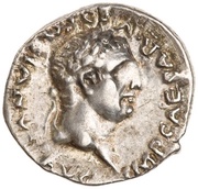 Denarius - Vespasian PACIS EVENT; Bonus Eventus obverse image