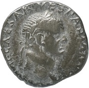 Denarius - Vespasian obverse image