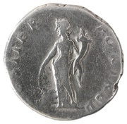 Denarius - Vespasian COS ITER FORT RED; Fortuna, Rome, 70 reverse image
