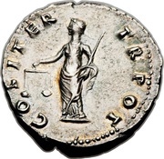 Denarius - Vespasian COS ITER TR POT; Aequitas, Rome, 70 reverse image