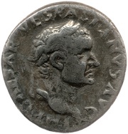 Denarius - Vespasian, Titus, and Domitian CAESAR AVG F COS CAESAR AVG F PR obverse image
