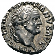 Denarius - Vespasian IVDAEA; Judaea obverse image