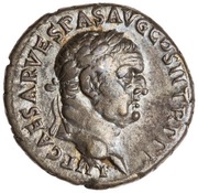 Denarius - Vespasian CONCORDIA AVG; Ceres obverse image