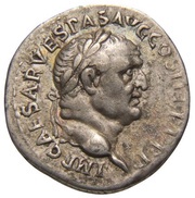 Denarius - Vespasian, Titus, and Domitian LIBERI IMP AVG VESPAS obverse image