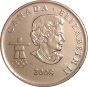 25 Cents - Elizabeth II Bobsleigh obverse image
