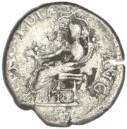 Denarius - Vespasian CONCORDIA AVG; Ceres, Rome, 70 reverse image