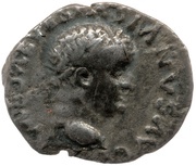 Denarius - Vespasian AVG obverse image