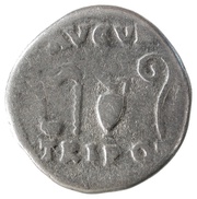 Denarius - Vespasian AVGVR TRI POT, Rome, 71 reverse image