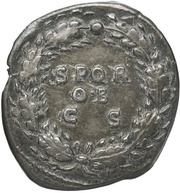 Denarius - Vespasian S P Q R OB C S, Rome, 71 reverse image