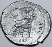 Denarius - Vespasian CONCORDIA AVG; Ceres, Rome, 71 reverse image