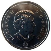 25 Cents - Elizabeth II Congratulation 2008 obverse image
