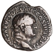 Denarius - Vespasian PACI ORB TERR AVG obverse image