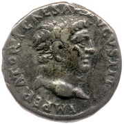 Denarius - Titus AVG obverse image