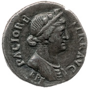 Denarius - Titus PACI ORB TERR AVG, Rome, 71 reverse image