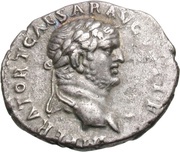 Denarius - Titus PACI ORB TERR AVG obverse image