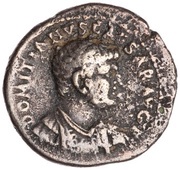 Denarius - Domitian PACI AVGVSTAE; Victory obverse image