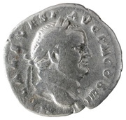 Denarius - Vespasian VESTA; Vesta obverse image