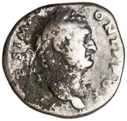 Denarius - Titus NEP RED; Neptune obverse image
