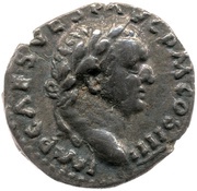 Denarius - Vespasian obverse image