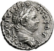 Denarius - Titus NEP RED; Neptune obverse image