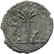 Denarius - Titus Judaea, Rome, 72-73 reverse image