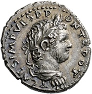 Denarius - Titus obverse image